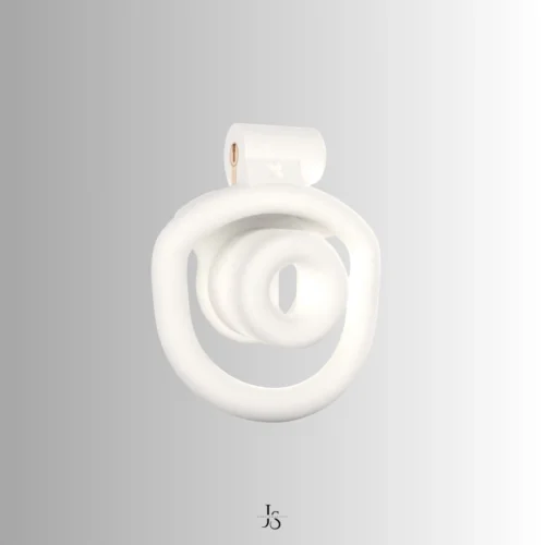 white resin small cylindrical cage