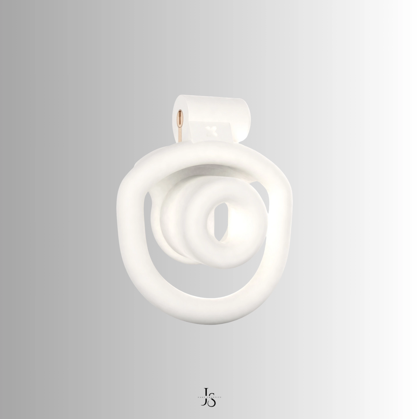 white resin small cylindrical cage