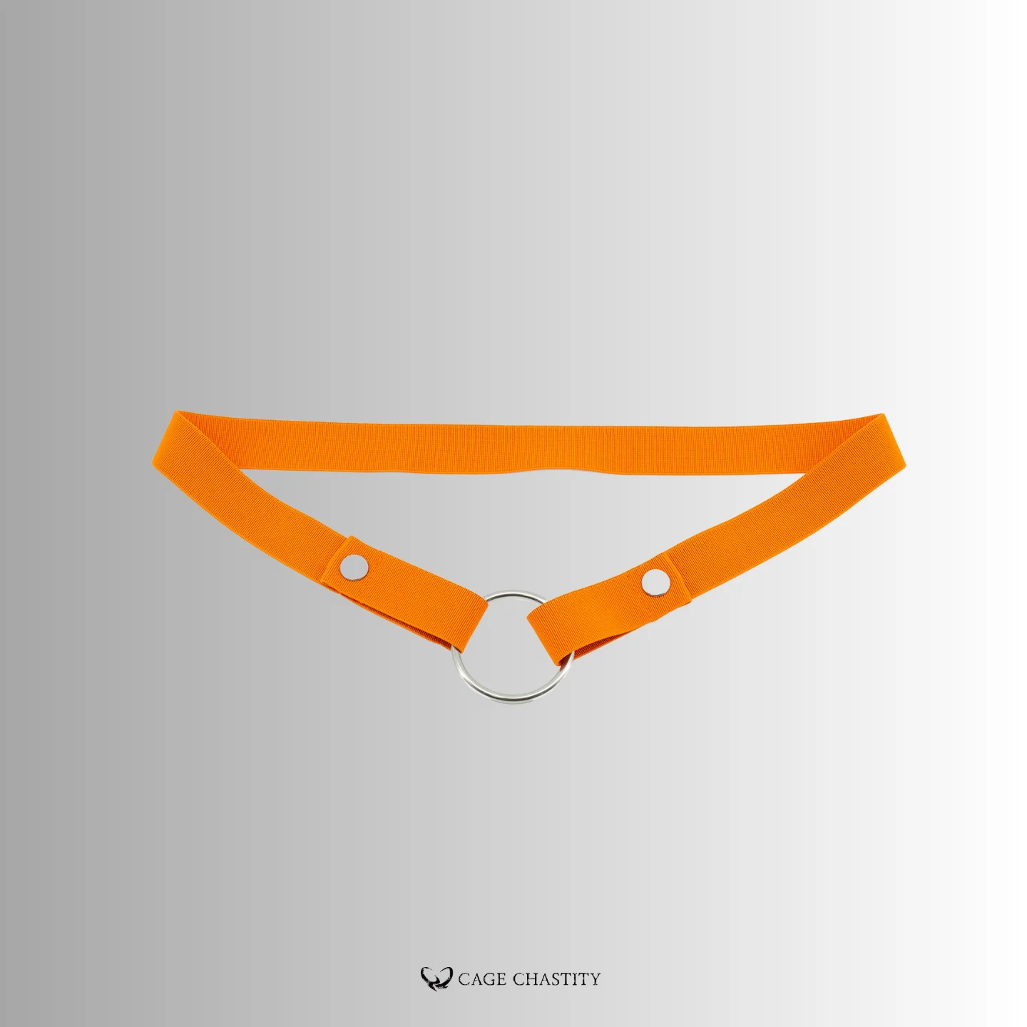 orange nylon chastity strap