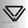 the standard three way style chastity cage strap