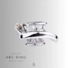 CC24 chastity cage paired with an arc ring,