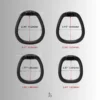 four different sizes of the rings
