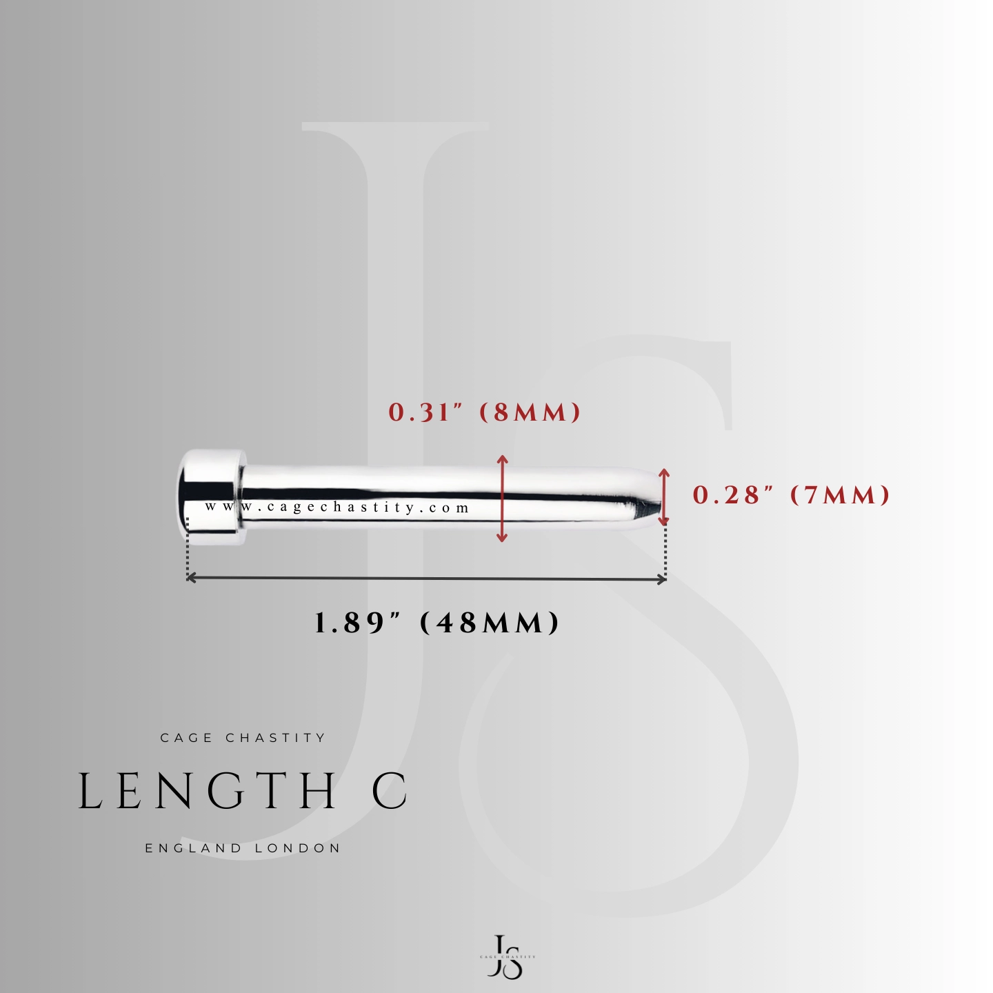 Stainless Steel Urethral Plug – 5 Sizes