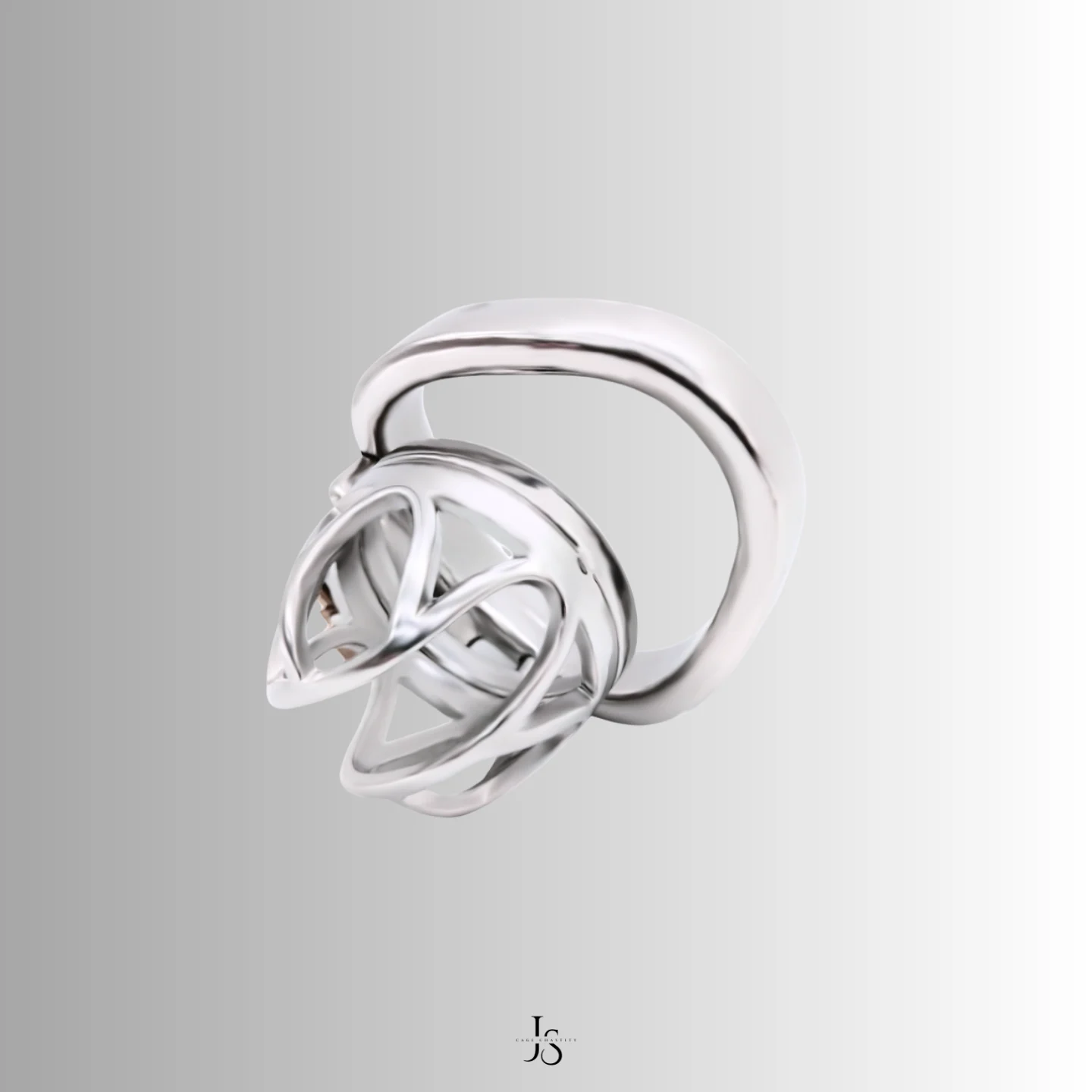 bottom view of the cage