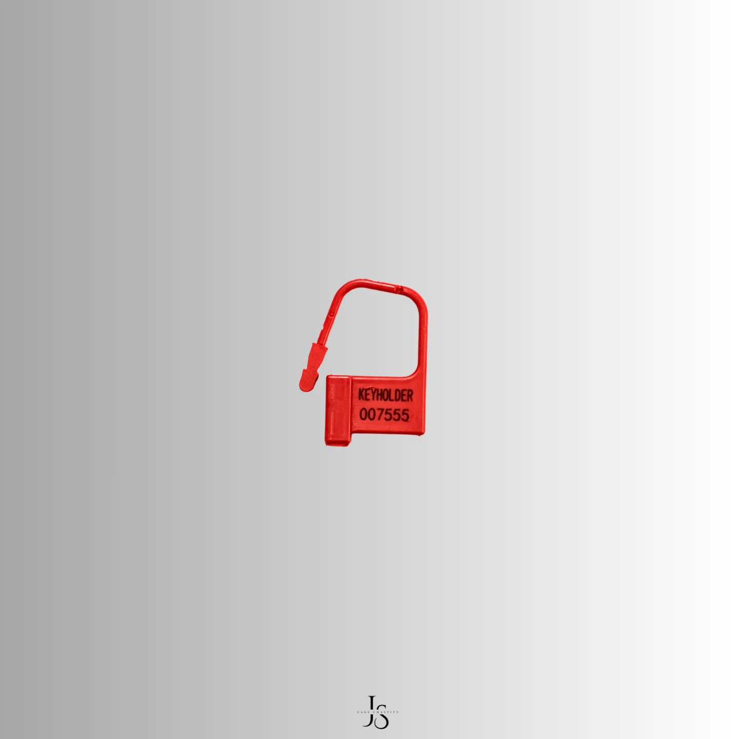 red plastic seal