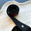 the strap rolled up