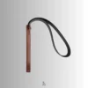 Strap curled into a loop, viewed from the top edge