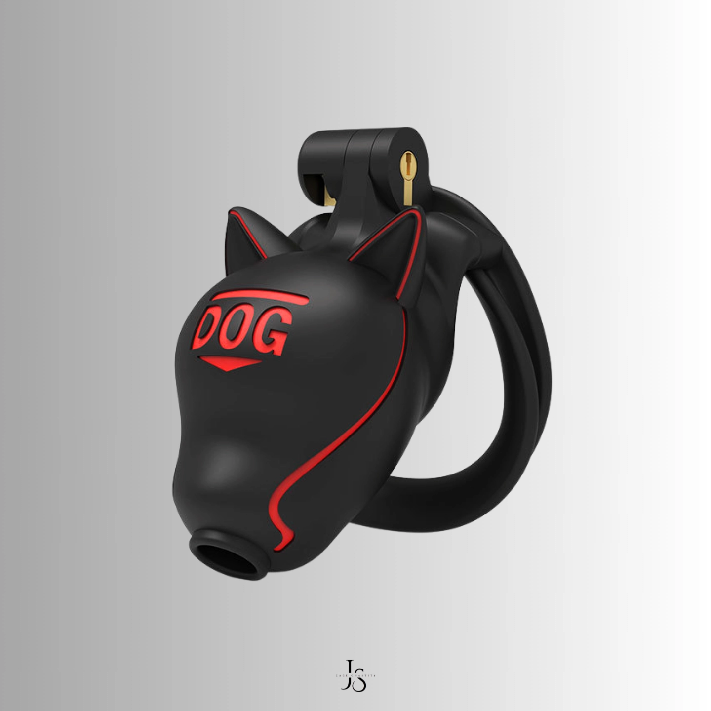 side view of the black cage head