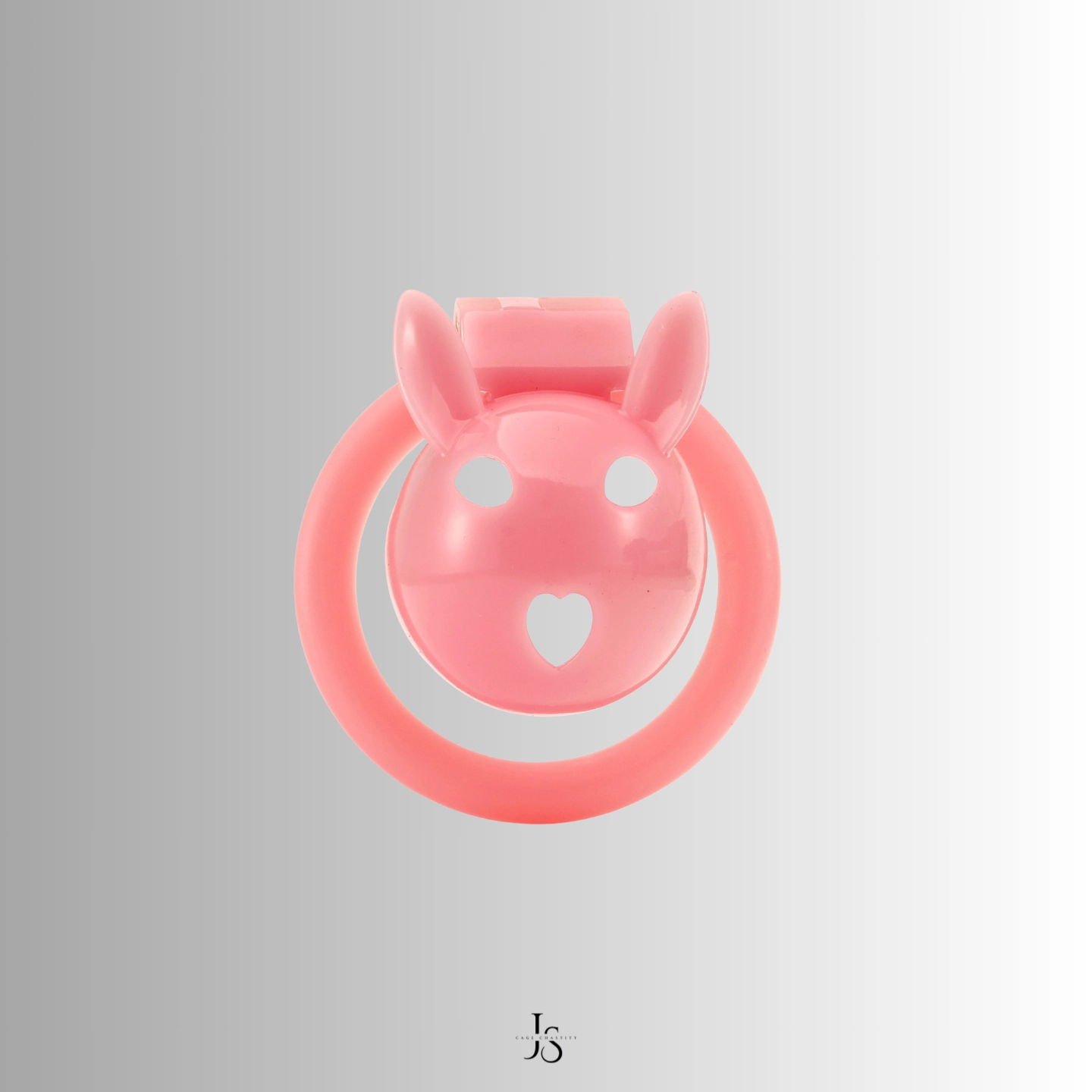 front view of the pink cage