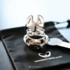 the hollow design of chastilock cage with barrel lock