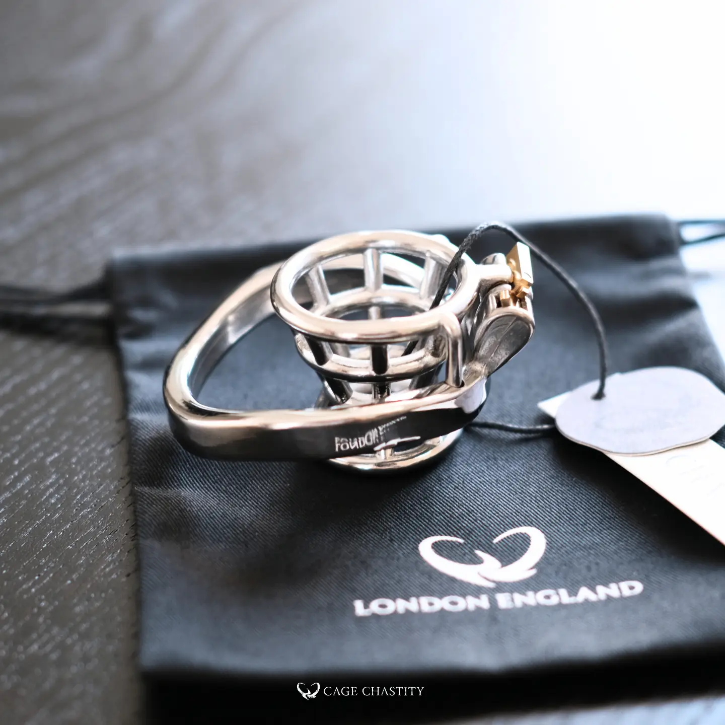 the arc ring is well polished reflecting the cc logo