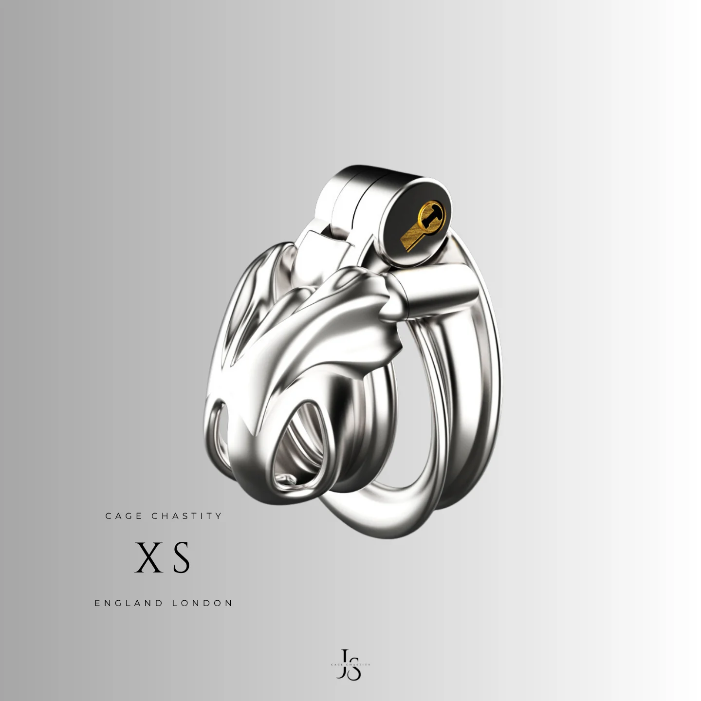 xs size cage with silver polished surface
