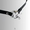 leather strap with the cage