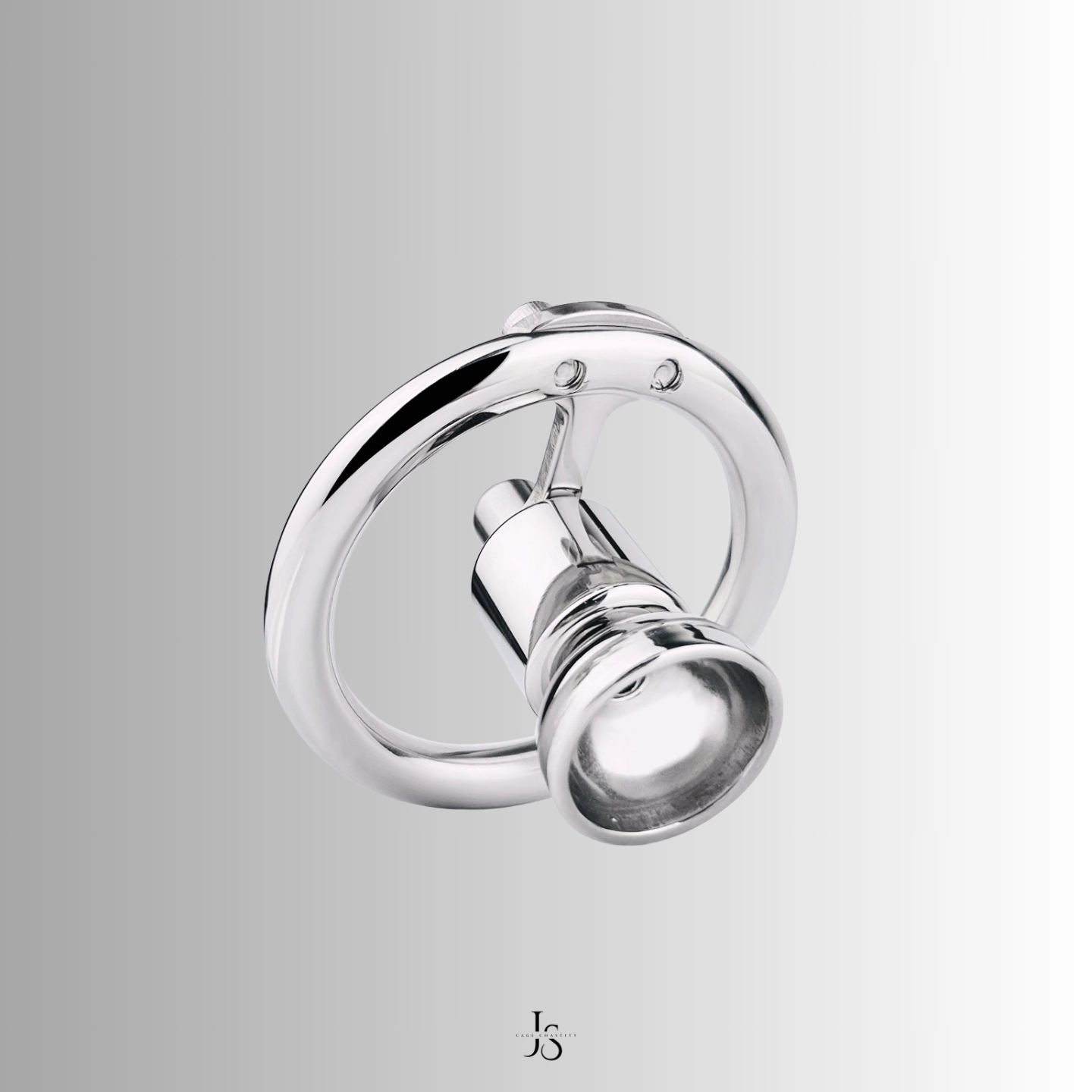 Rear view showing ball space and flat ring interface