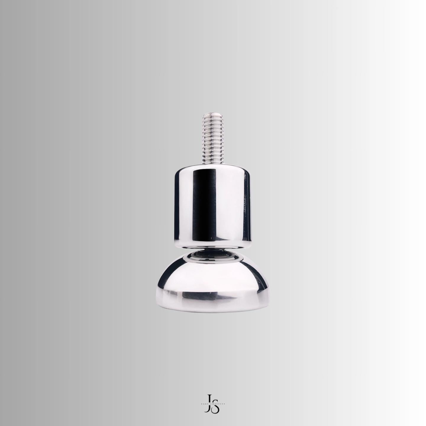 the ucap alone, details with polished steel surface