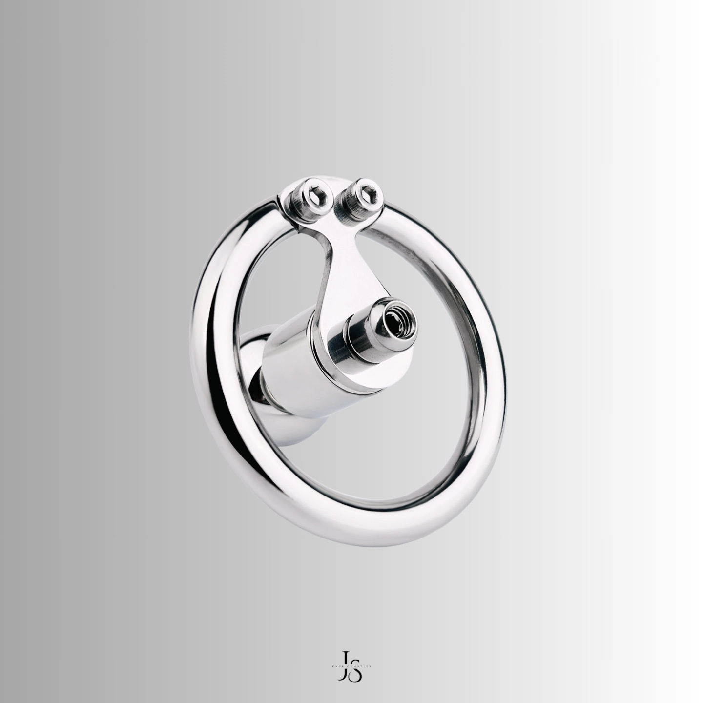 the front look of the cage, dual hex-screw lock