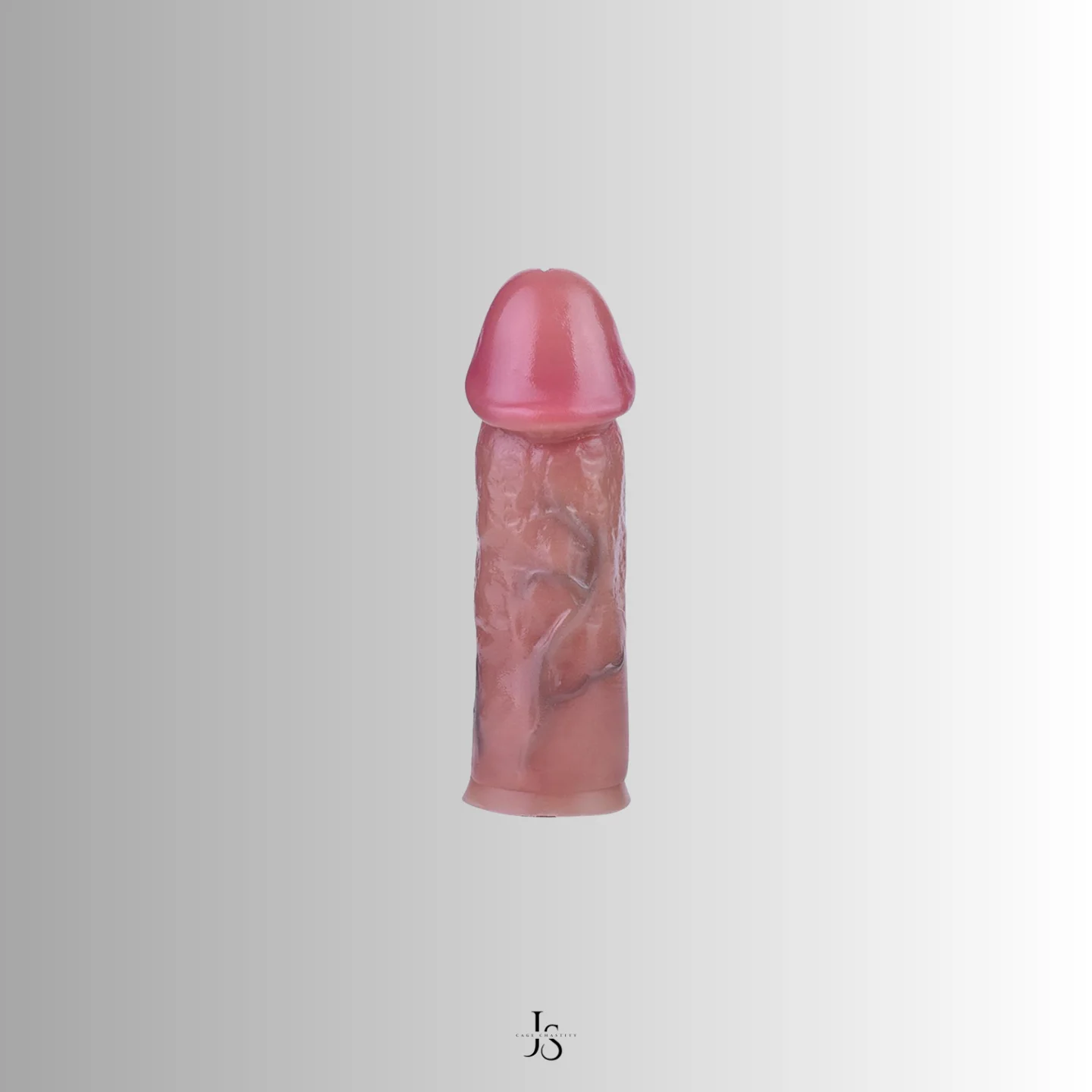 pink head of the fake penis