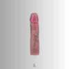 the color of the dildo, vivid