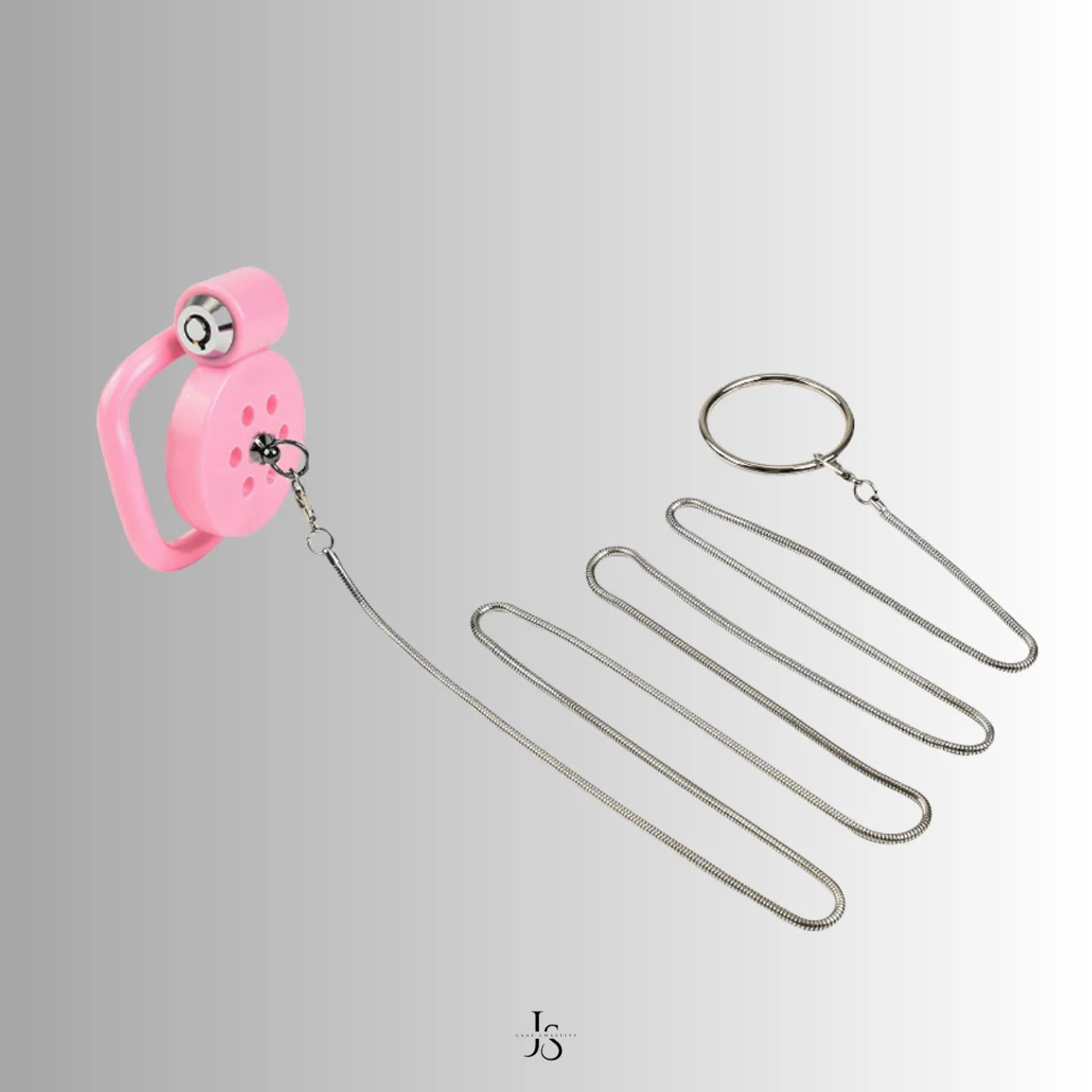 Airflow vent detail inner structure of flat chastity cage