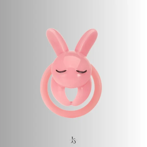 rabbit with eyes closed