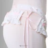 the ribbon tied together on the hip side