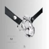 the medium size cage with leather strap