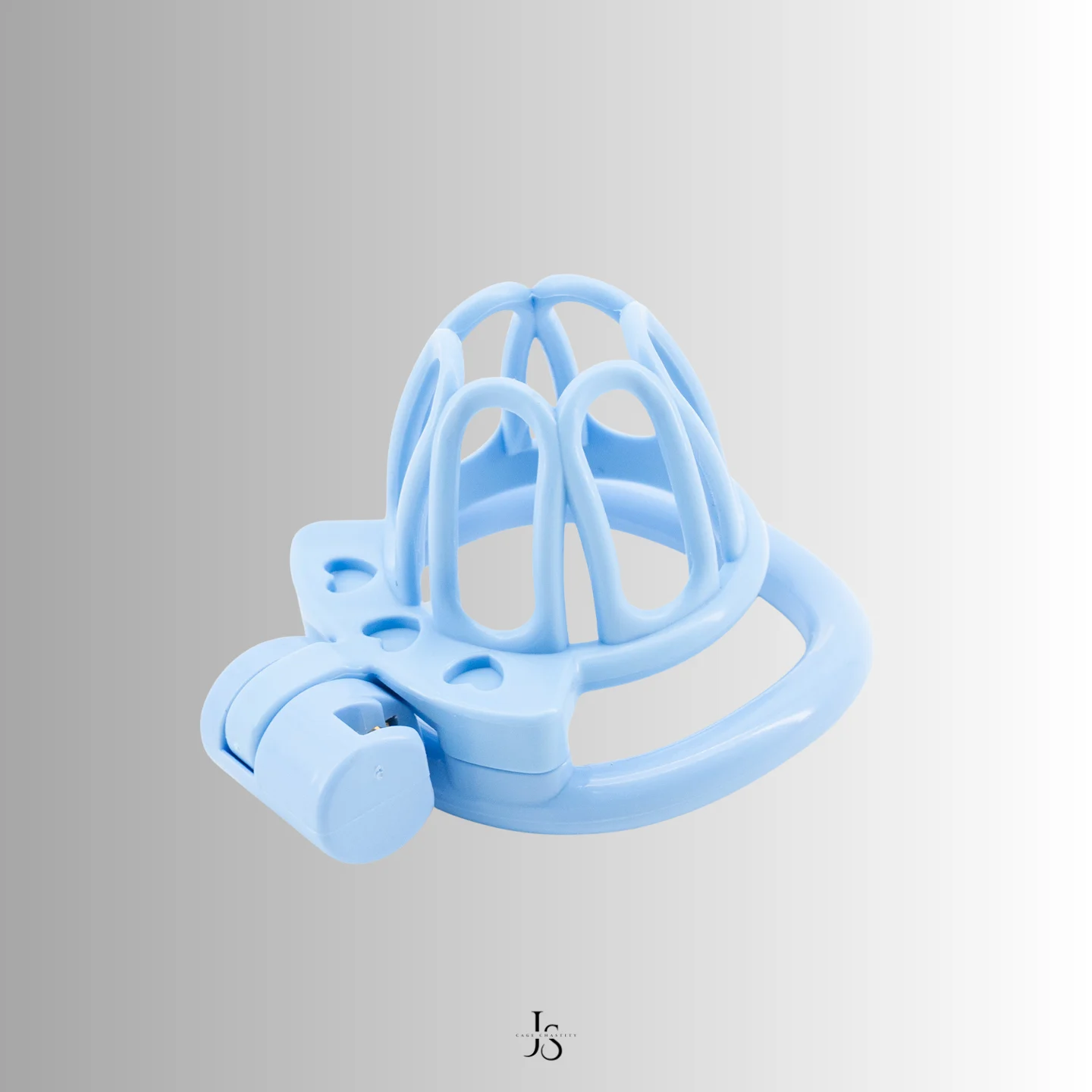 blue crown chastity cage