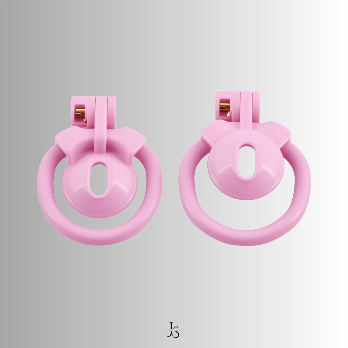 femmine chastity cages in pink color