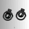 black femboy chastity cages in 2 different sizes=