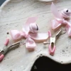 Pink Bell Bow Nipple Clamps