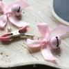 Pink Bell Bow Nipple Clamps