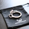 the ring made of stainless steel
