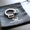 ring with traditional lock and two wearable holes