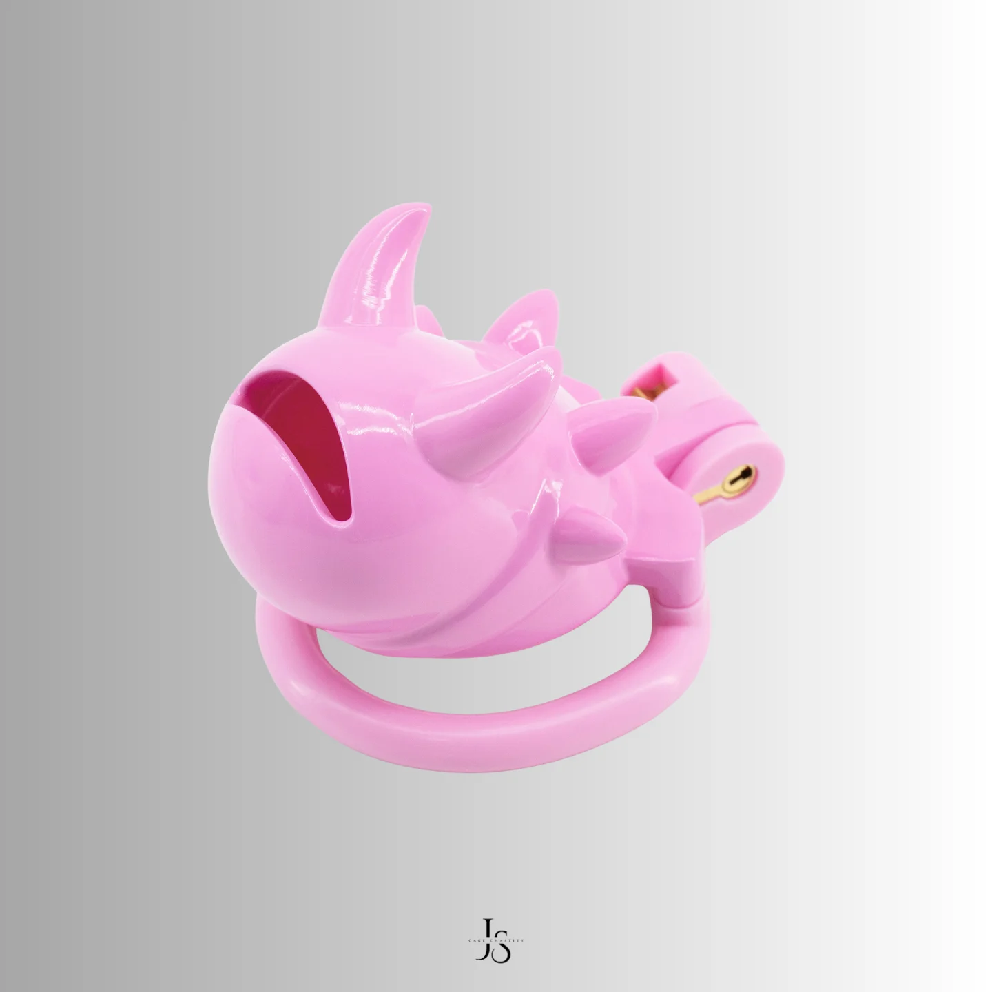 Devil Horn Chastity Cage