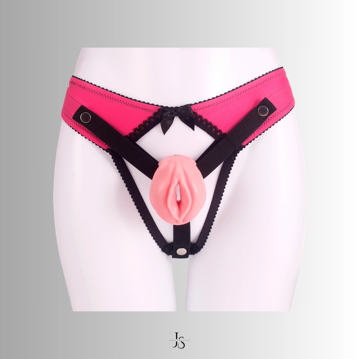 the vagina cage with sissy panties