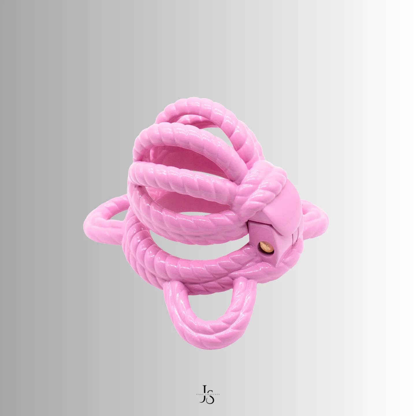 the left of the pink bondage cage