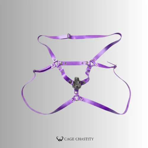 the purple silicone four-way strap, latest release exclusively from cc