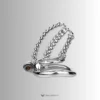 the curve of the chainlock cage