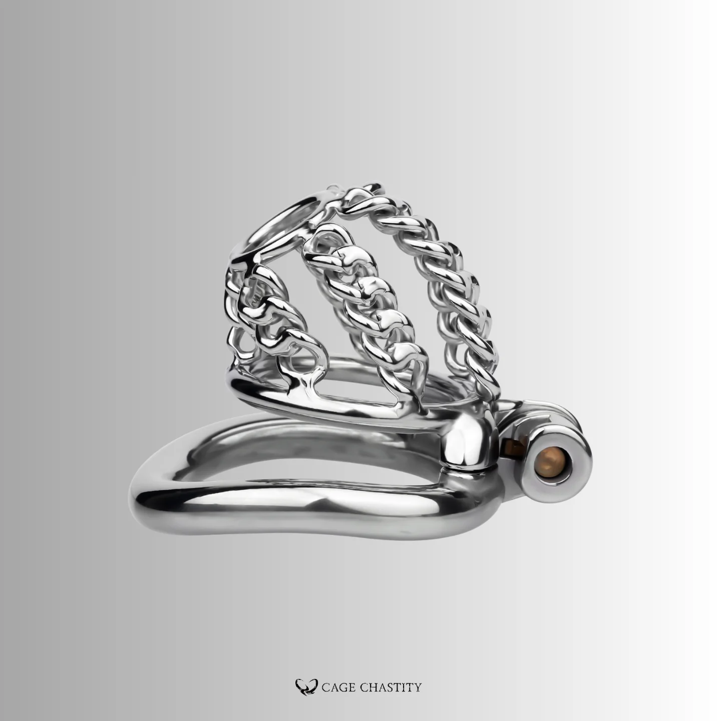 the side view of the chainlock cage