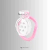 pink clear flat cage