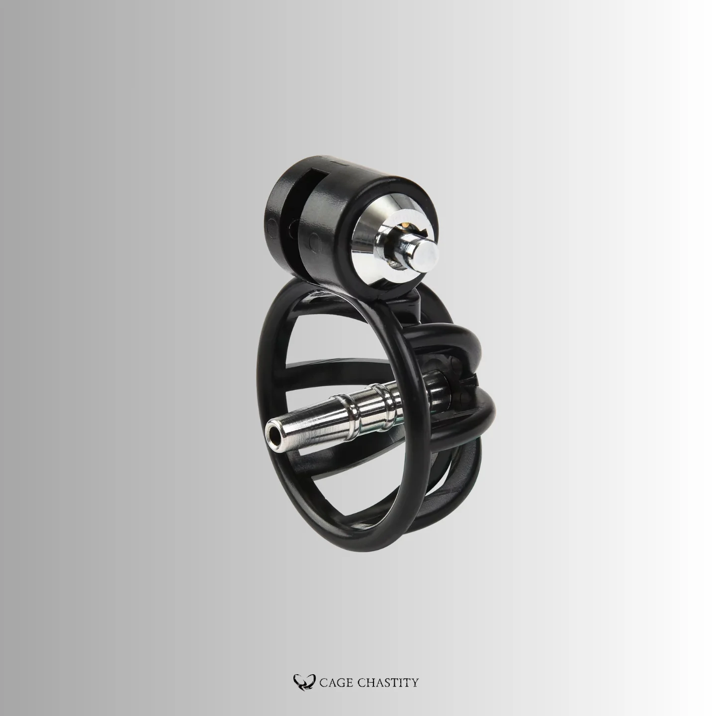 cage attached to the metal tube
