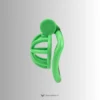side view of the green cage with arc ring