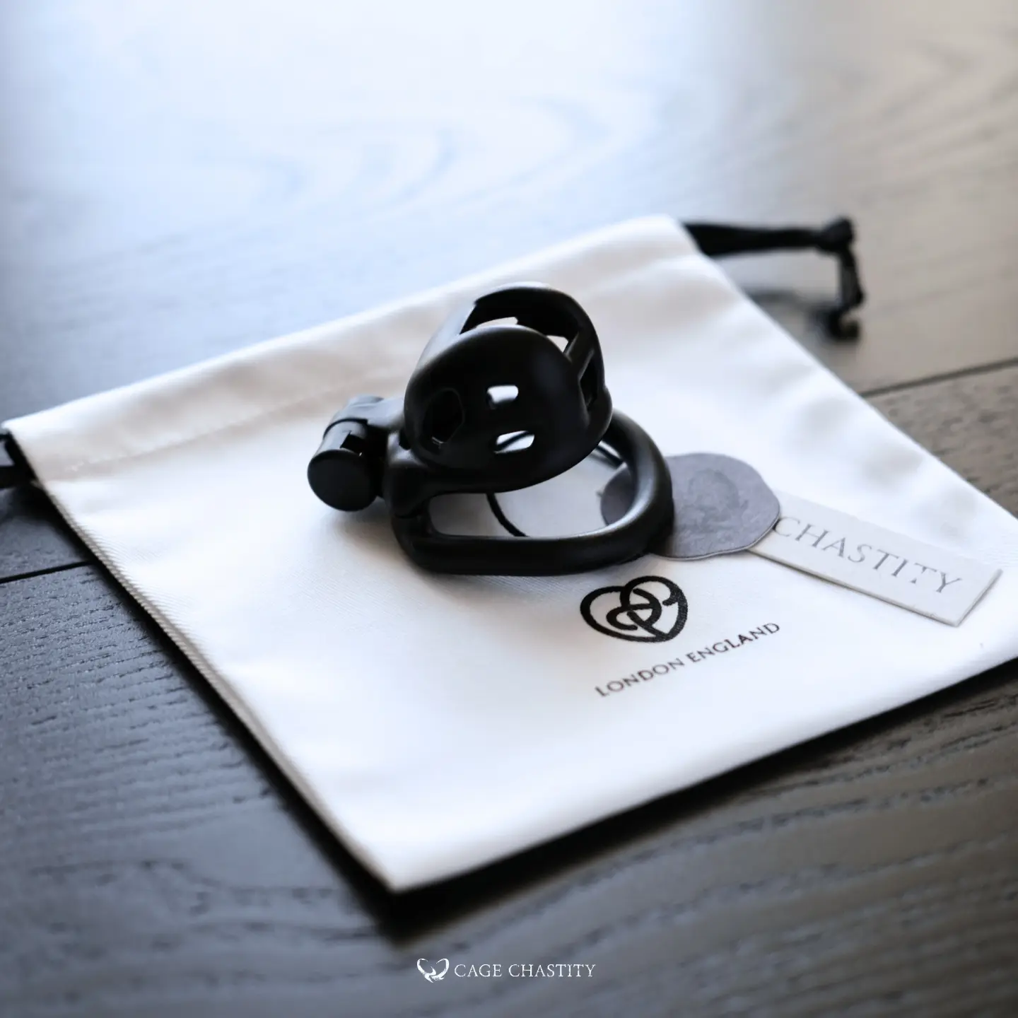 Black Tiny Chastity Cage