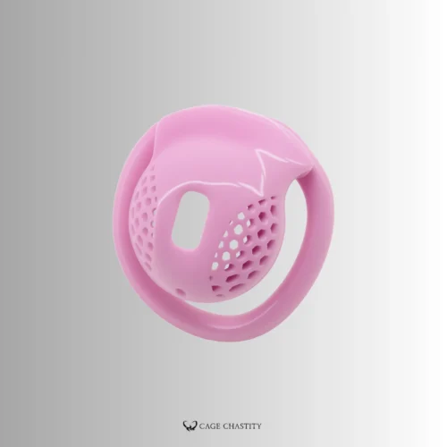 pink curved cage head