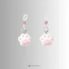 white nipple noose with paw design
