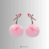 pink fluffy nipple clamp