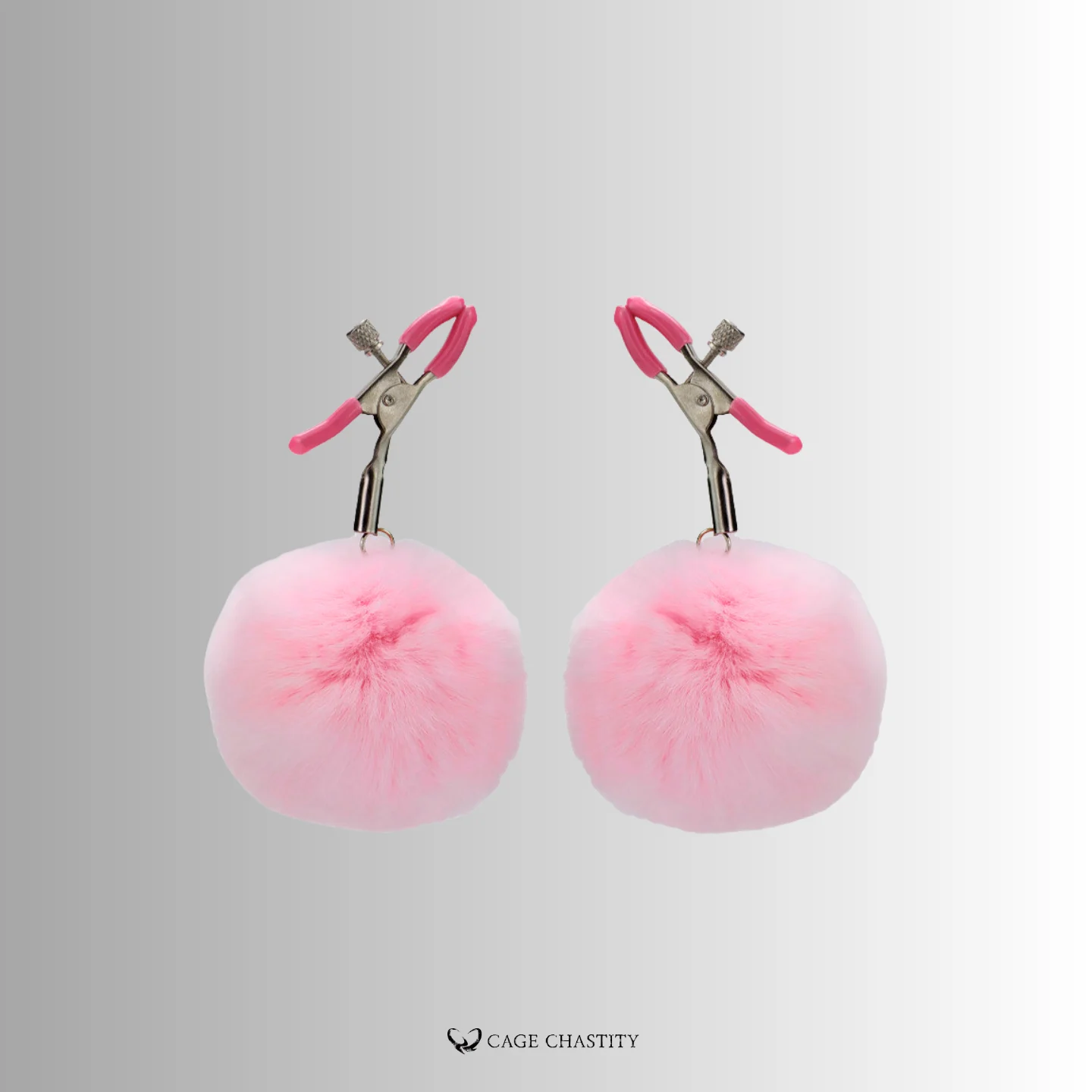 pink fluffy nipple clamp