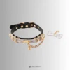 silver python collar