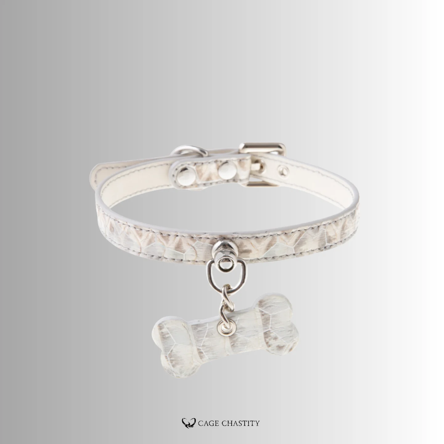 the front view of the silvermark collar