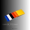 color options from blue to orange